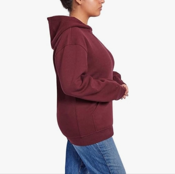 Kirkland Signature Hoodie Pullover Heavyweight Sweatshirt Red Women's XL - Picture 2 of 16